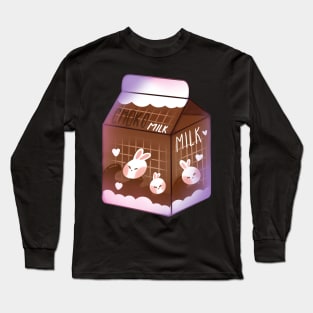 Chocolate boxed milk Long Sleeve T-Shirt